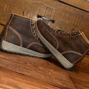 Carhartt oil & slip resistant work boots.